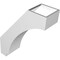 Ekena Millwork 5 1/2-in. W x 16-in. D x 20-in. H Imperial Architectural Grade PVC Knee Brace BRCP055X16X20IMP - alternate 3
